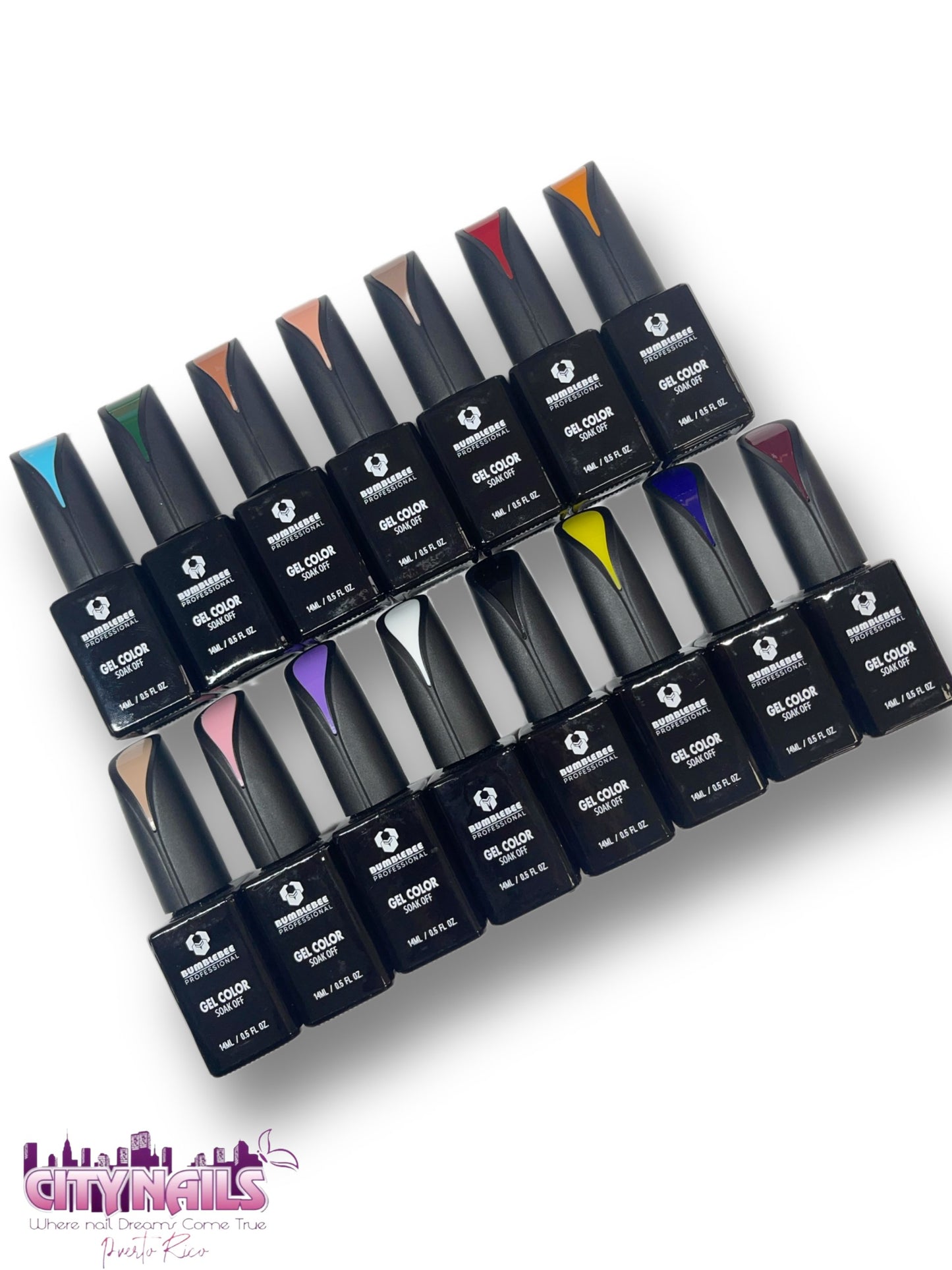 Bumblebee Gel Polish Kit (15 pcs.)