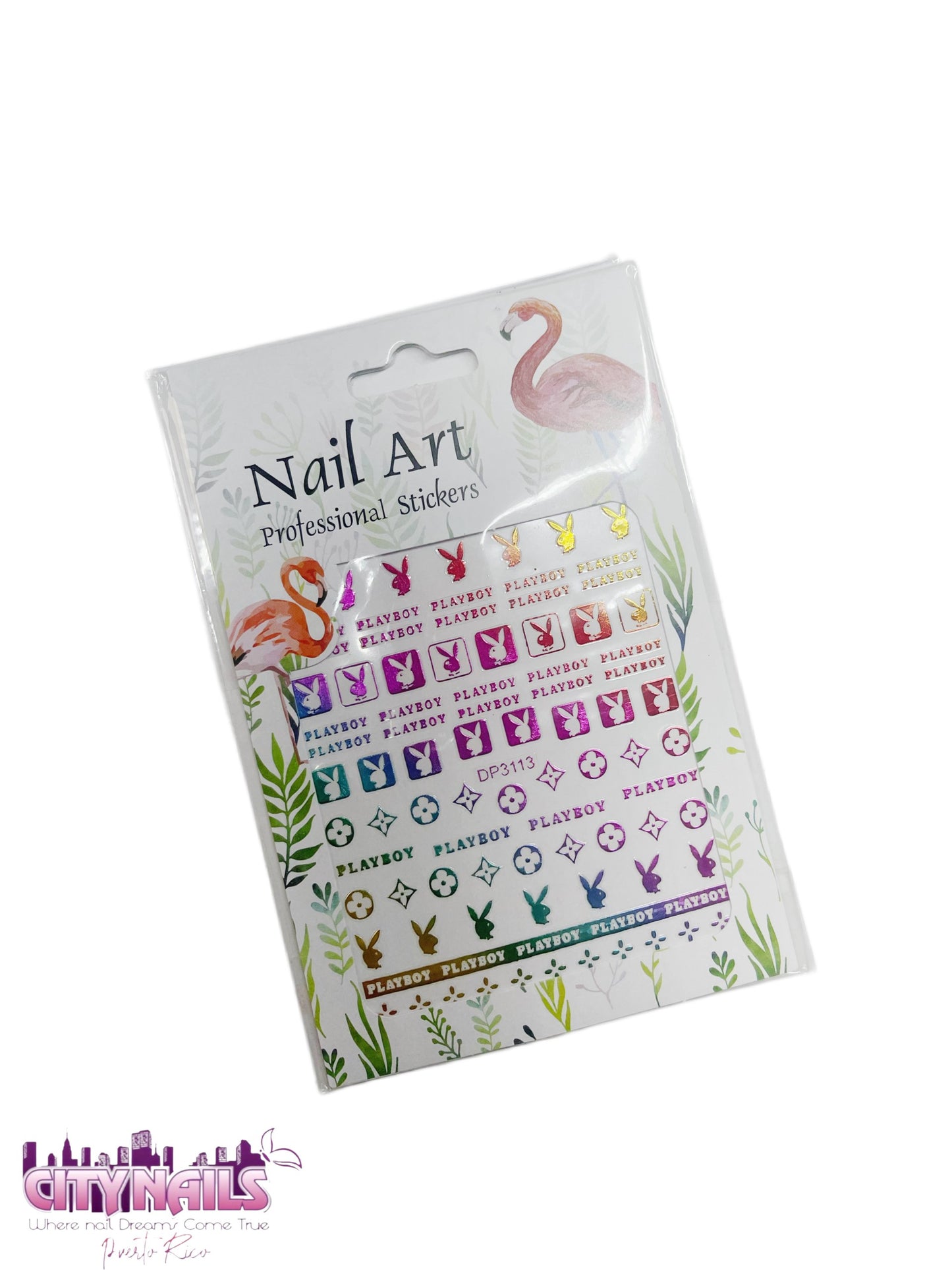 Nail Art: Rainbow Playboy
