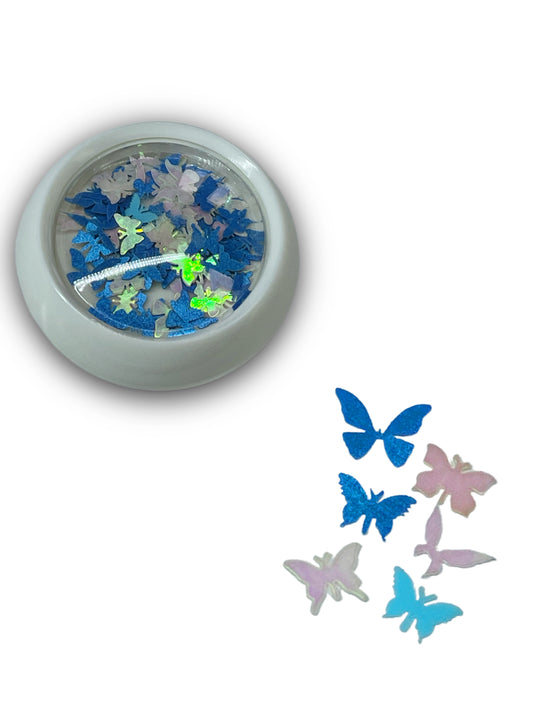 Blue Butterflies Decoration