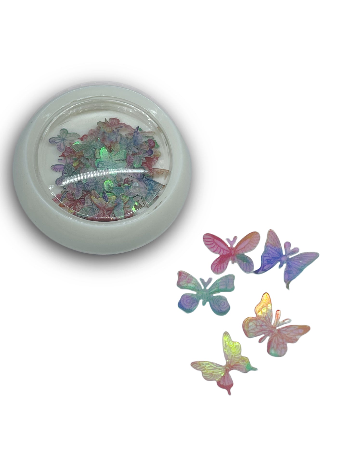 Translucid Colorful Butterflies Decoration