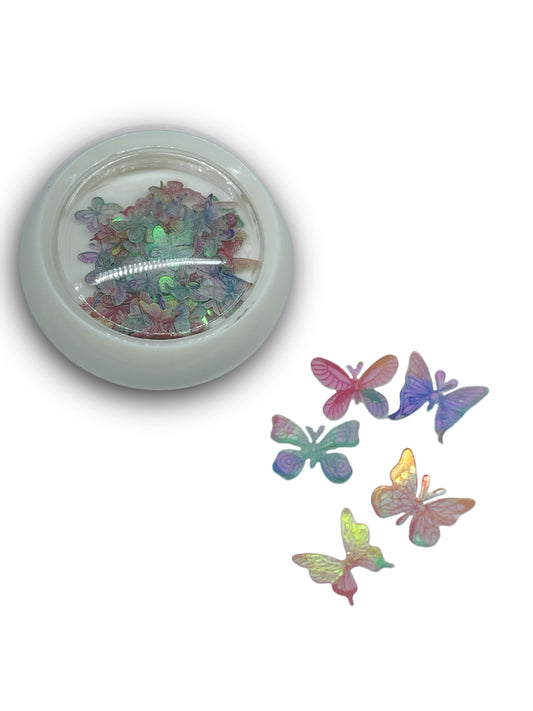 Translucid Colorful Butterflies Decoration