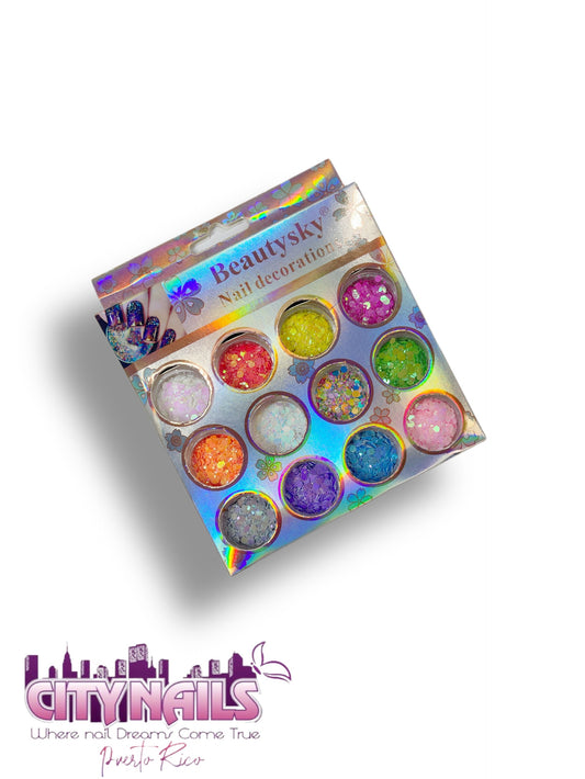 Beauty Sky Nail Decoration: Confetti Mix