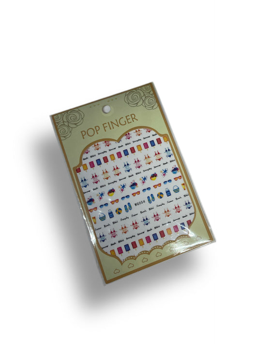 Bikini Summer Stickers