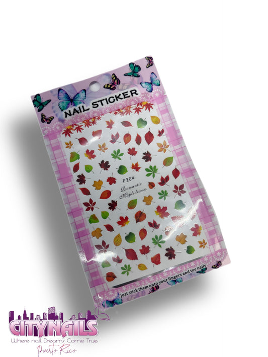 Fall Leaves Stickers