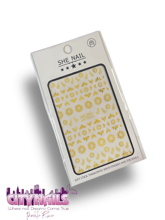 Gold Deco Stickers