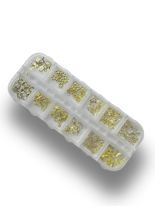 Boxed Decorations: Gold Mix
