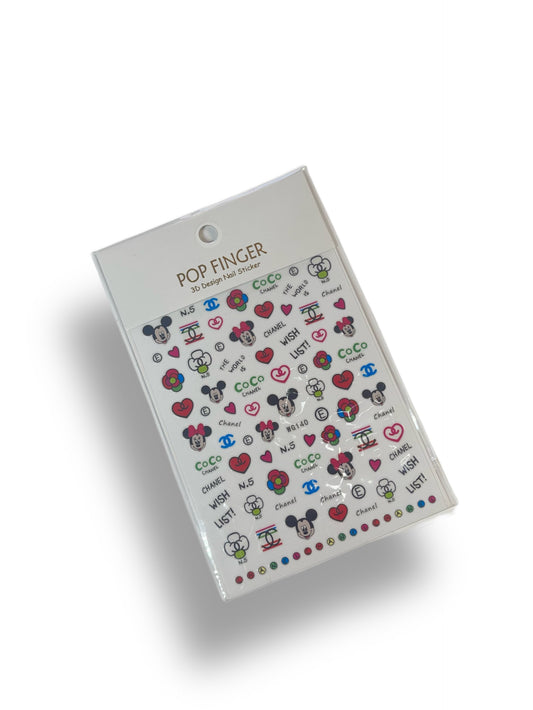 Male & Female Mouse Brand Stickers