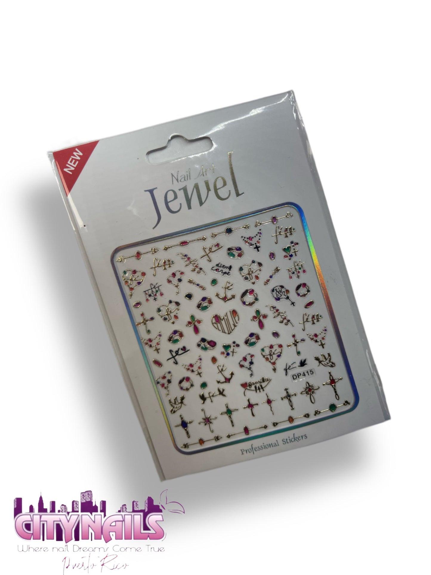 Nail Art: Faith Jewels