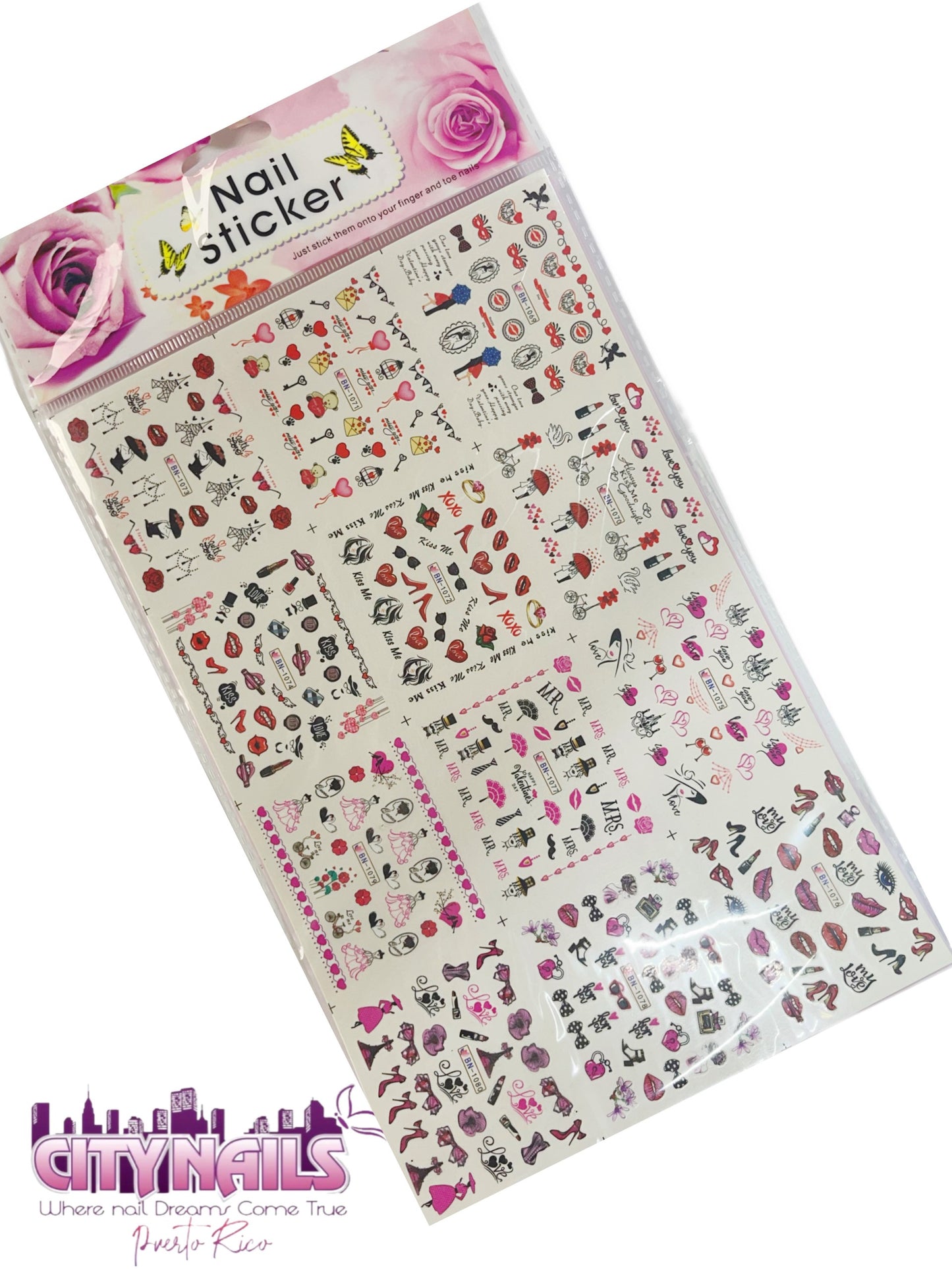 Nail Sticker Sheets: Fashion