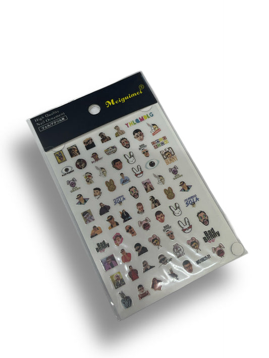 Old School Bad Bunny Stickers