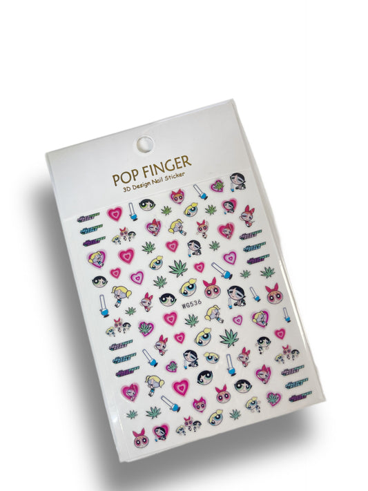 Puff Puff Pass Girls Stickers