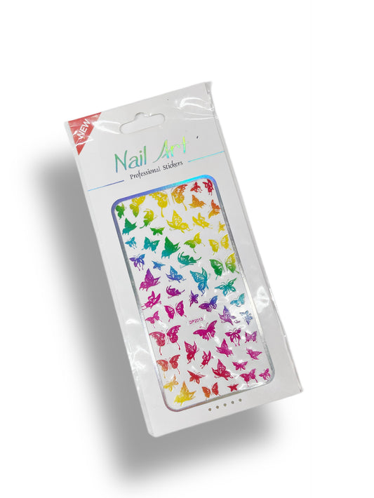 Rainbow Butterfly Stickers