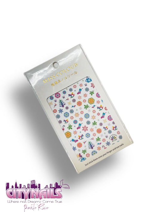 Rainbow Winter Stickers