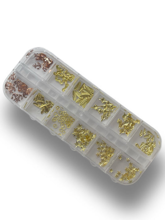 Boxed Decorations: Rose Gold & Gold Summer Mix