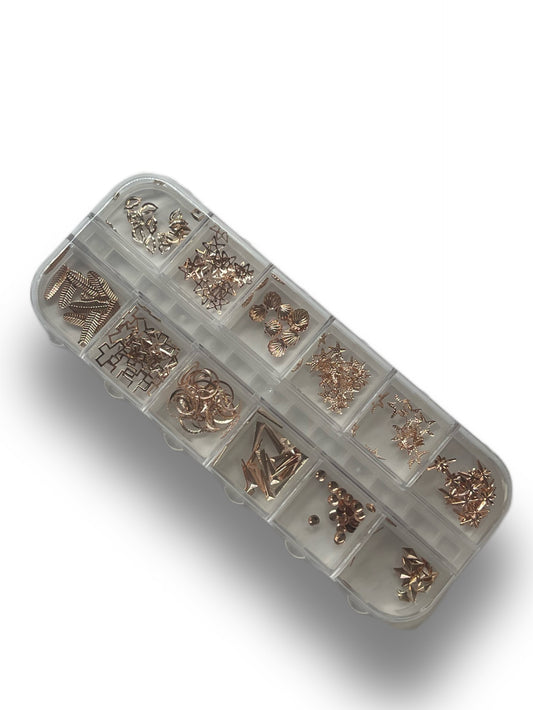 Boxed Decorations: Rose Gold Mix