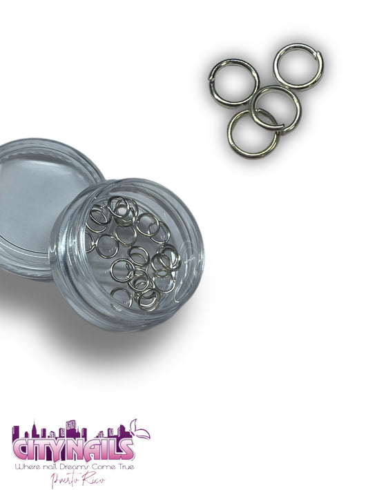 Circle Decorations: Silver