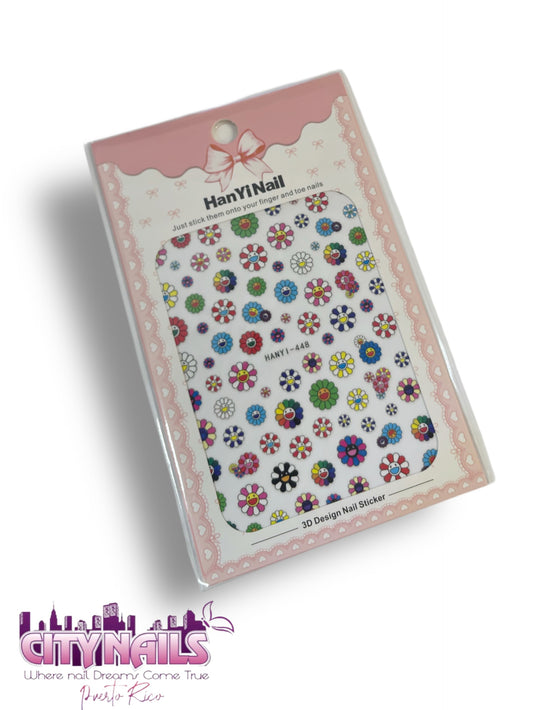 Trippy Flowers Stickers