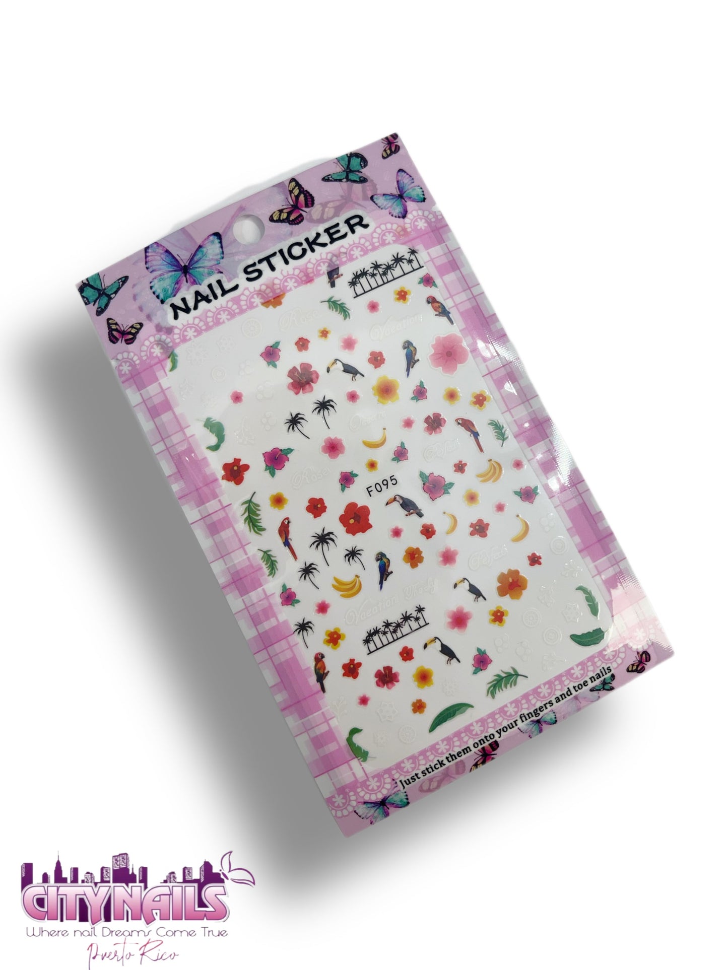 Tropical Vacation Stickers
