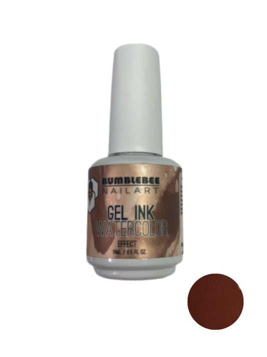 Bumblebee Gel Ink Watercolor Effect Brown