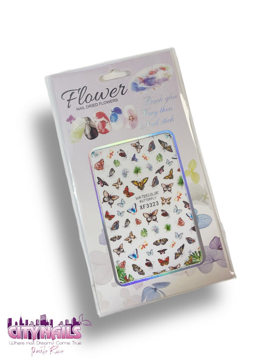 Watercolor Butterfly Stickers