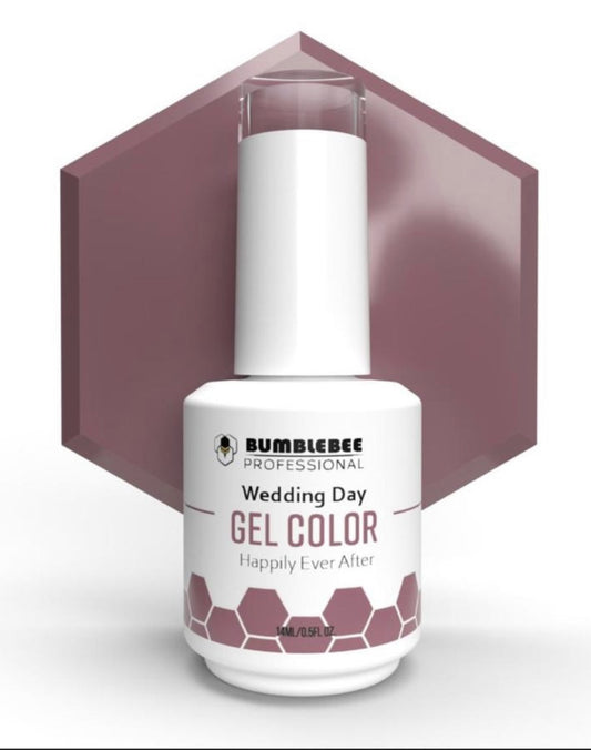 Bumblebee Gel Color Wedding Day