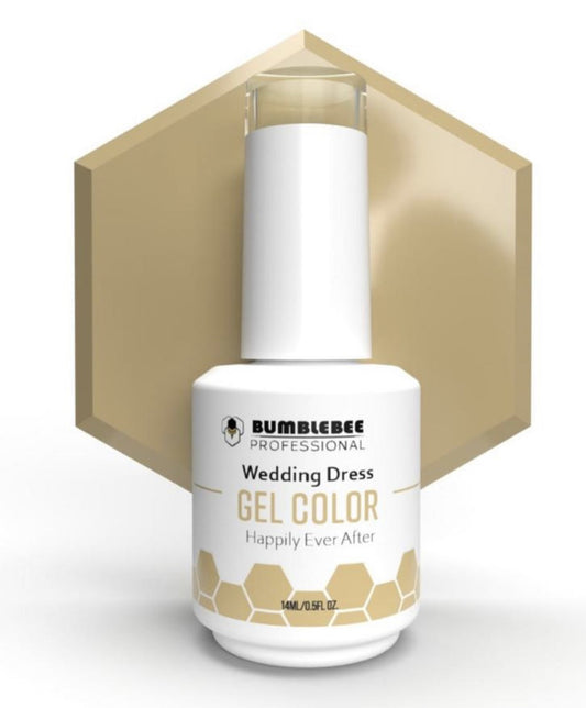 Bumblebee Gel Color Wedding Dress
